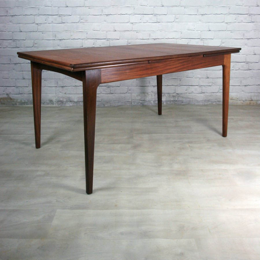 Younger Mid Century Extending Draw Leaf Dining Table