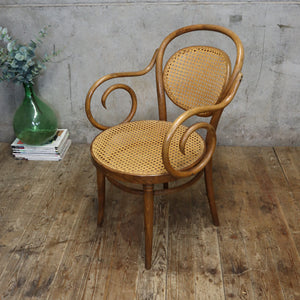 vintage_thonet_cane_viennese_bentwood_armchairs