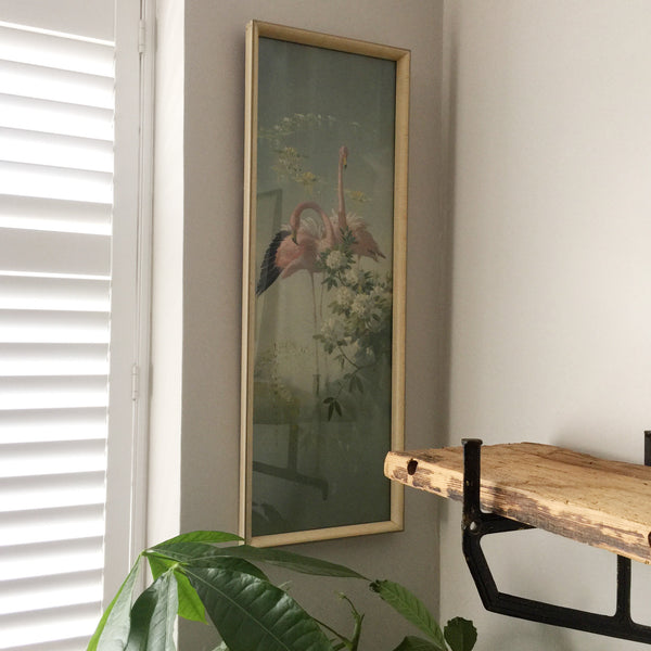 vintage_tropical_flamingos_pastel_pink_grey_picture