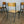 A set of 4 x Vintage Tubular Steel Junior School Stacking Chairs - BLUE