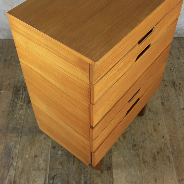 Vintage Uniflex Tallboy Chest of Drawers