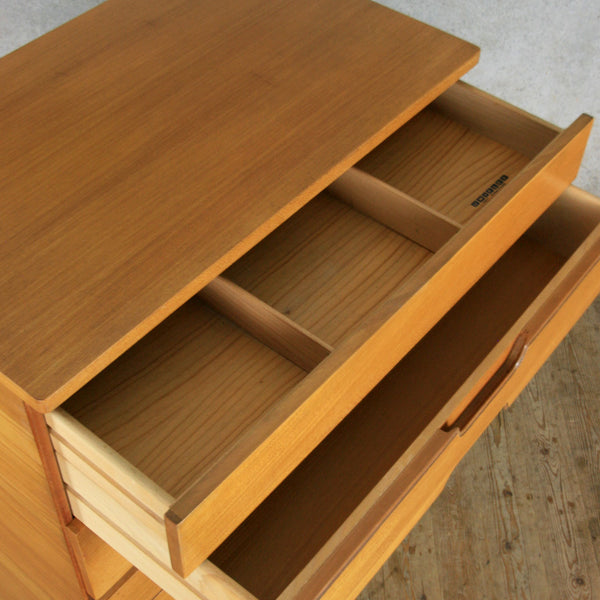 Vintage Uniflex Tallboy Chest of Drawers