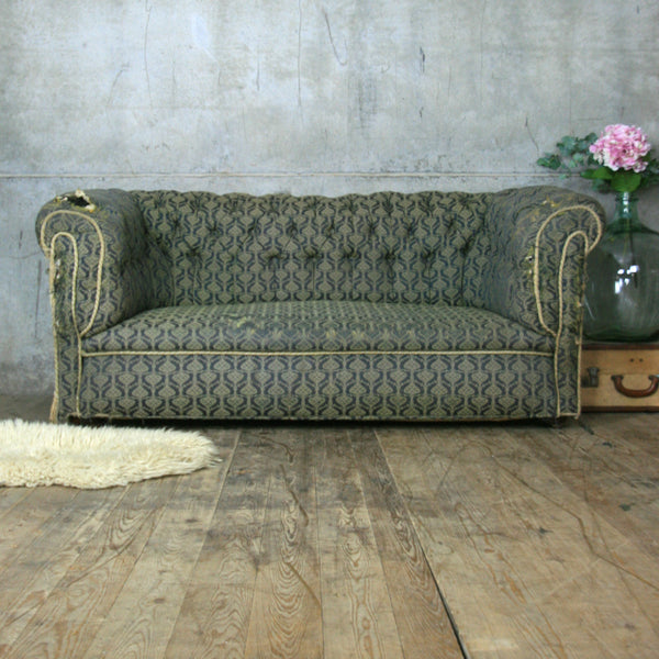 Vintage Chesterfield Sofa For Re-Upholstery
