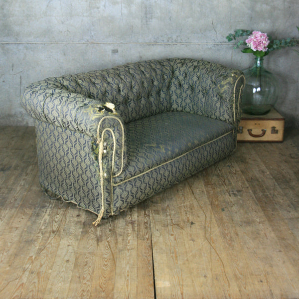 Vintage Chesterfield Sofa For Re-Upholstery
