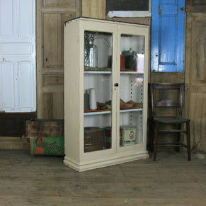Rustic Victorian Pine Display / Storage Cupboard