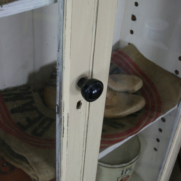 Rustic Victorian Pine Display / Storage Cupboard
