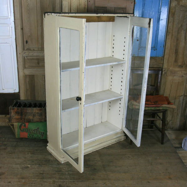 Rustic Victorian Pine Display / Storage Cupboard
