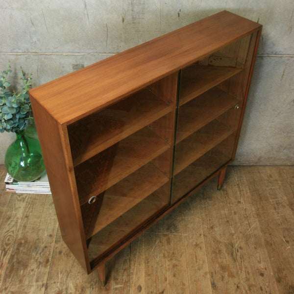 vintage_walnut_mid_century_display_cabinet_bookcase