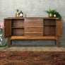 Small Mid Century Walnut Sideboard #3/18