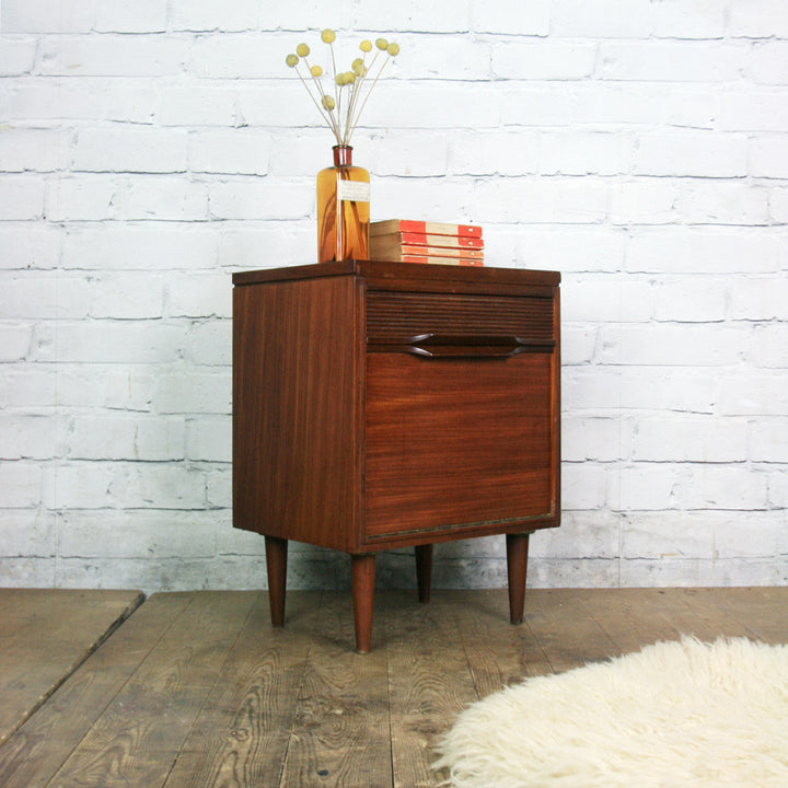 Vintage White & Newton Bedside Cabinet