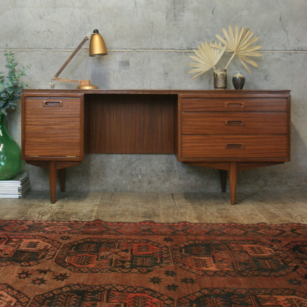 Mid Century White & Newton Dressing Table / Desk - 2101d