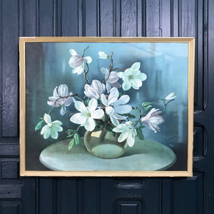 Mid Century 'Magnolias' Framed Print