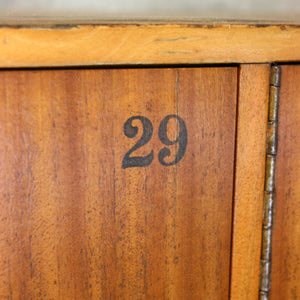 Vintage School Wooden Lockers - 2101c