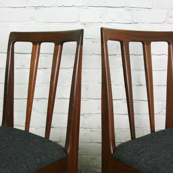 Set of Six Younger 1960s Afromosia Dining Chairs