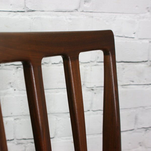 Set of Six Younger 1960s Afromosia Dining Chairs