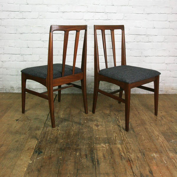 Set of Six Younger 1960s Afromosia Dining Chairs