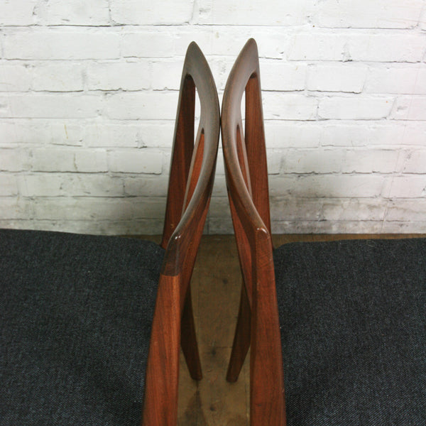 Set of Six Younger 1960s Afromosia Dining Chairs