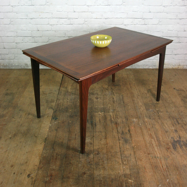 **For Jolene** Vintage Younger Fonseca Extending Dining Table & 6 x dining chairs all newly upholstered