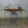 Waney Edge Elm Hairpin Table/Desk