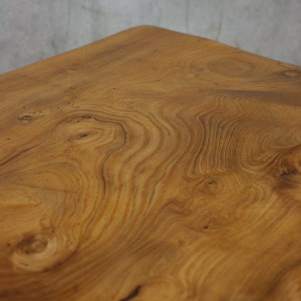 Waney Edge Elm Hairpin Table/Desk
