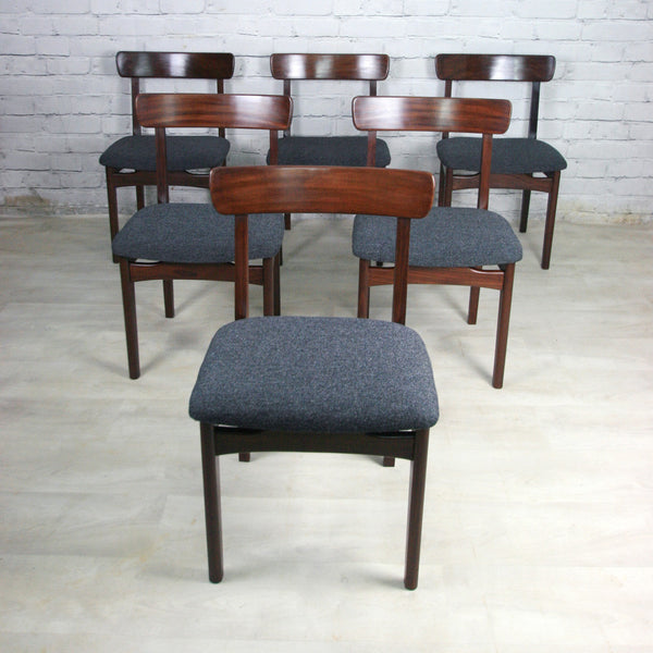 Set of Six 1960s Younger Afromosia Dining Chairs