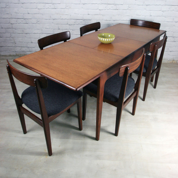 Set of Six 1960s Younger Afromosia Dining Chairs