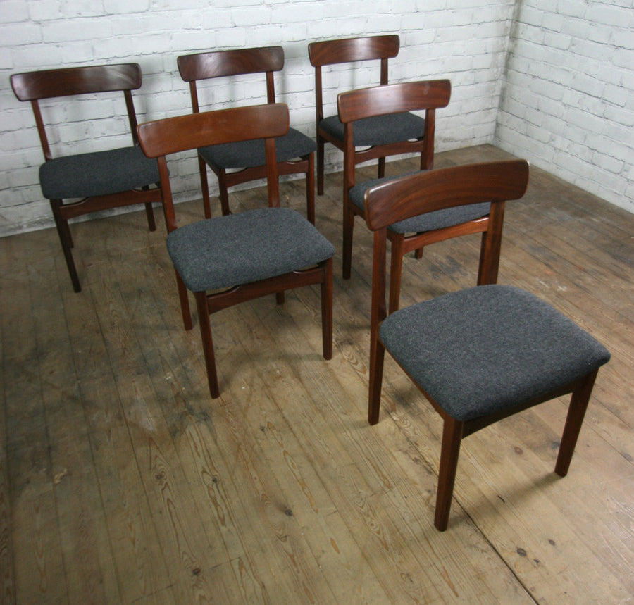 Six 1960s Younger Afromosia Dining Chairs